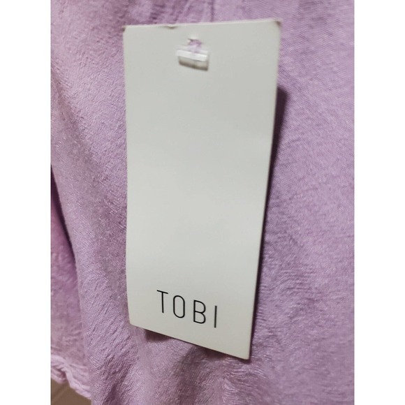 Tobi Women's Pink 100% Viscose Halter Neck Sleeveless Casual Top Blouse Size M - Picture 6 of 12